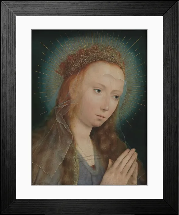 Framed Print : The Virgin in Prayer, 1505. Creator: Massys, Quentin (1466-1530) Framed Print : The Virgin in Prayer, 1505. Creator: Massys, Quentin (1466-1530)
