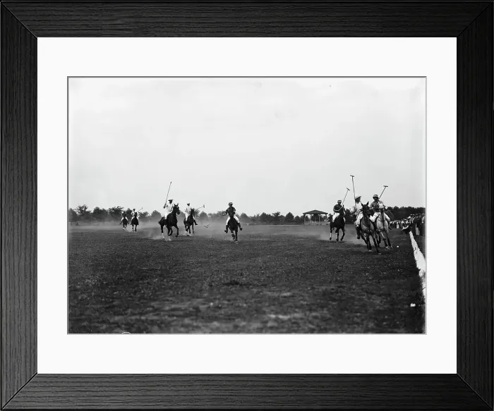 Framed Print : Polo - Army Polo, 1913. Creator: Harris & Ewing. Polo - Army Polo, 1913. Creator: Harris & Ewing Framed Print : Polo - Army Polo, 1913. Creator: Harris & Ewing. Polo - Army Polo, 1913. Creator: Harris & Ewing