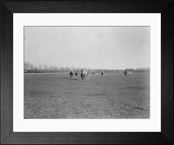 Framed Print : Polo, 1916. Creator: Harris & Ewing. Polo, 1916. Creator: Harris & Ewing Framed Print : Polo, 1916. Creator: Harris & Ewing. Polo, 1916. Creator: Harris & Ewing