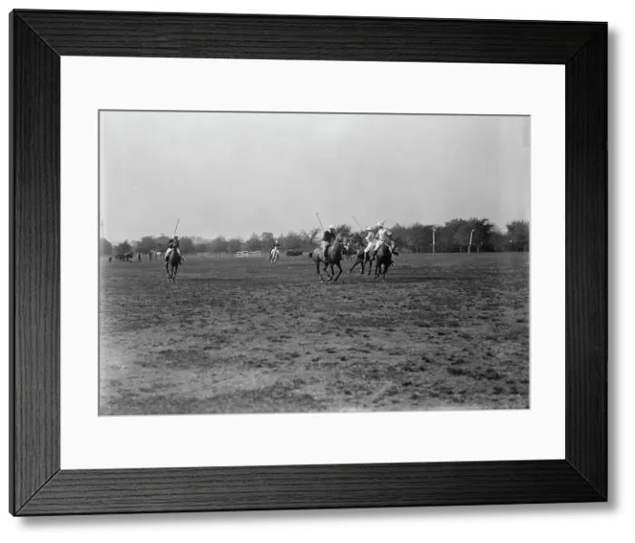 Framed Print : Polo, 1916. Creator: Harris & Ewing. Polo, 1916. Creator: Harris & Ewing Framed Print : Polo, 1916. Creator: Harris & Ewing. Polo, 1916. Creator: Harris & Ewing