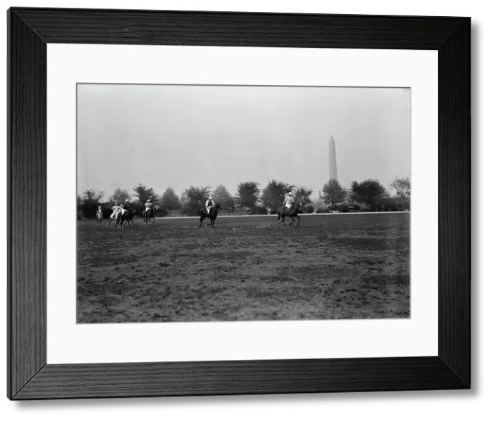 Framed Print : Polo, 1916. Creator: Harris & Ewing. Polo, 1916. Creator: Harris & Ewing Framed Print : Polo, 1916. Creator: Harris & Ewing. Polo, 1916. Creator: Harris & Ewing