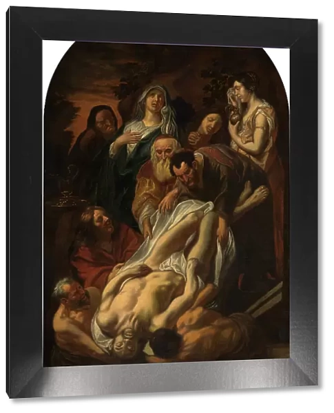 The Entombment of Christ, 1665. Creator: Jordaens, Jacob (1593-1678)