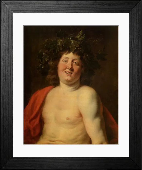Framed Print : Bacchus, Between 1640 and 1650. Creator: Jordaens, Jacob (1593-1678) Framed Print : Bacchus, Between 1640 and 1650. Creator: Jordaens, Jacob (1593-1678)