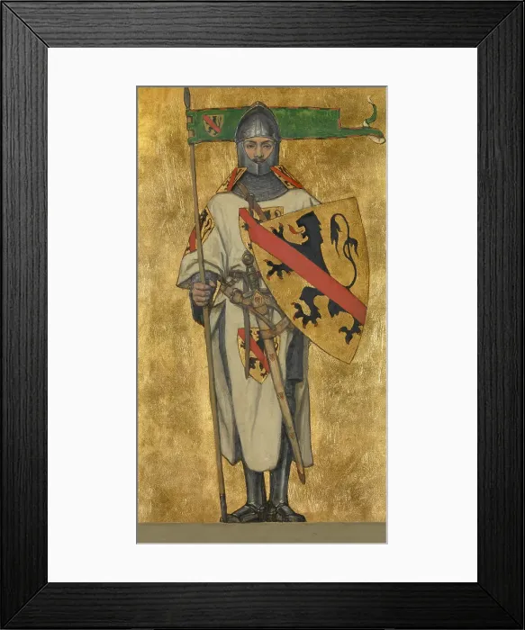 Framed Print : John I (1267-1330), Marquis of Namur, 1889. Creator: Vriendt, Albrecht de (1843-1900) Framed Print : John I (1267-1330), Marquis of Namur, 1889. Creator: Vriendt, Albrecht de (1843-1900)