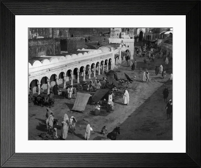 Framed Print : Travel views of Morocco, 1904. Creator: Arnold Genthe Framed Print : Travel views of Morocco, 1904. Creator: Arnold Genthe