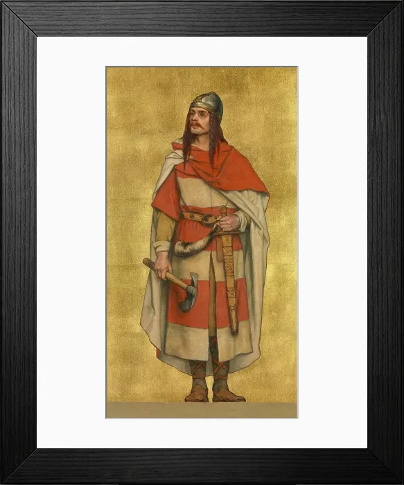 Framed Print : Baldwin VII (1093-1119), Count of Flanders, 1889. Creator: Vriendt, Albrecht de (1843-1900) Framed Print : Baldwin VII (1093-1119), Count of Flanders, 1889. Creator: Vriendt, Albrecht de (1843-1900)