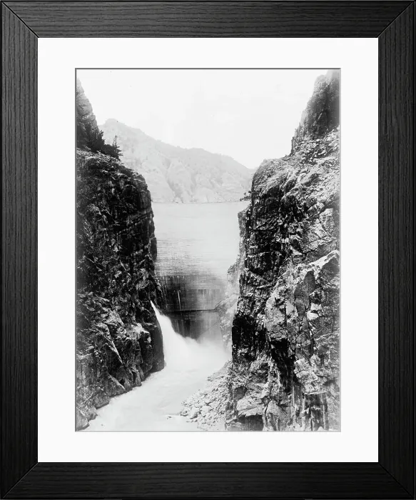 Framed Print : Bureau of Reclamation - Shoshone Dam, Wyoming, Highest in World, 1912. Creator: Harris & Ewing. Bureau of Reclamation - Shoshone Dam, Wyoming, Highest in World, 1912. Creator: Harris & Ewing Framed Print : Bureau of Reclamation - Shoshone Dam, Wyoming, Highest in World, 1912. Creator: Harris & Ewing. Bureau of Reclamation - Shoshone Dam, Wyoming, Highest in World, 1912. Creator: Harris & Ewing