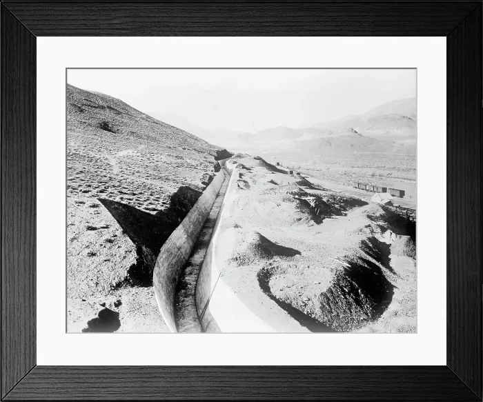 Framed Print : Bureau of Reclamation - Truckee-Carson Project, Nevada; Canal Carrying Truckee River To... 1912. Creator: Harris & Ewing. Bureau of Reclamation - Truckee-Carson Project, Nevada; Canal Carrying Truckee River To... 1912. Creator: Harris & Ewing Framed Print : Bureau of Reclamation - Truckee-Carson Project, Nevada; Canal Carrying Truckee River To... 1912. Creator: Harris & Ewing. Bureau of Reclamation - Truckee-Carson Project, Nevada; Canal Carrying Truckee River To... 1912. Creator: Harris & Ewing