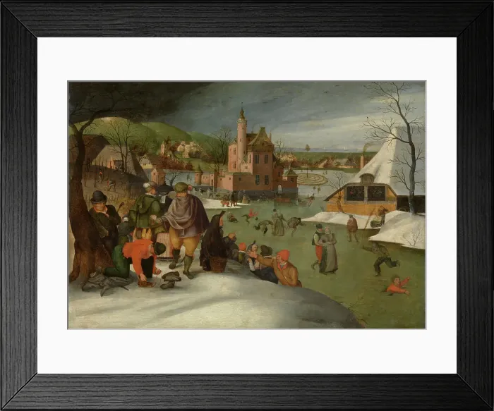 Framed Print : The Four Seasons: Winter, 1607. Creator: Grimmer, Abel (1570-1619) Framed Print : The Four Seasons: Winter, 1607. Creator: Grimmer, Abel (1570-1619)
