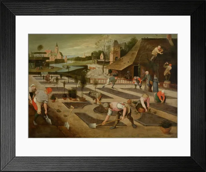 Framed Print : The Four Seasons: Spring, 1607. Creator: Grimmer, Abel (1570-1619) Framed Print : The Four Seasons: Spring, 1607. Creator: Grimmer, Abel (1570-1619)