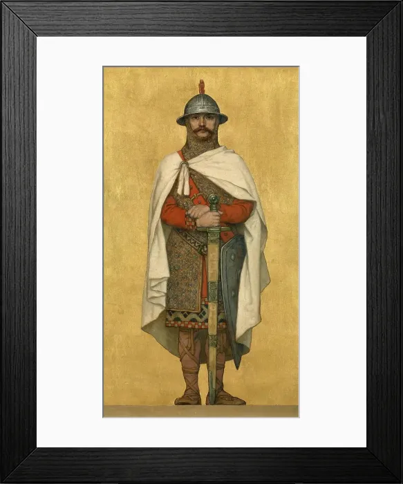 Framed Print : Baldwin I (1171-1205), Latin Emperor of Constantinople, 1889. Creator: Vriendt, Albrecht de (1843-1900) Framed Print : Baldwin I (1171-1205), Latin Emperor of Constantinople, 1889. Creator: Vriendt, Albrecht de (1843-1900)