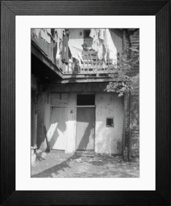 Framed Print : Courtyard, New Orleans, between 1920 and 1926. Creator: Arnold Genthe Framed Print : Courtyard, New Orleans, between 1920 and 1926. Creator: Arnold Genthe