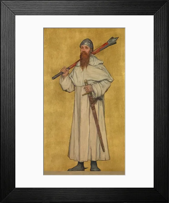 Framed Print : Baldwin II, Margrave of Flanders, 1889. Creator: Vriendt, Albrecht de (1843-1900) Framed Print : Baldwin II, Margrave of Flanders, 1889. Creator: Vriendt, Albrecht de (1843-1900)