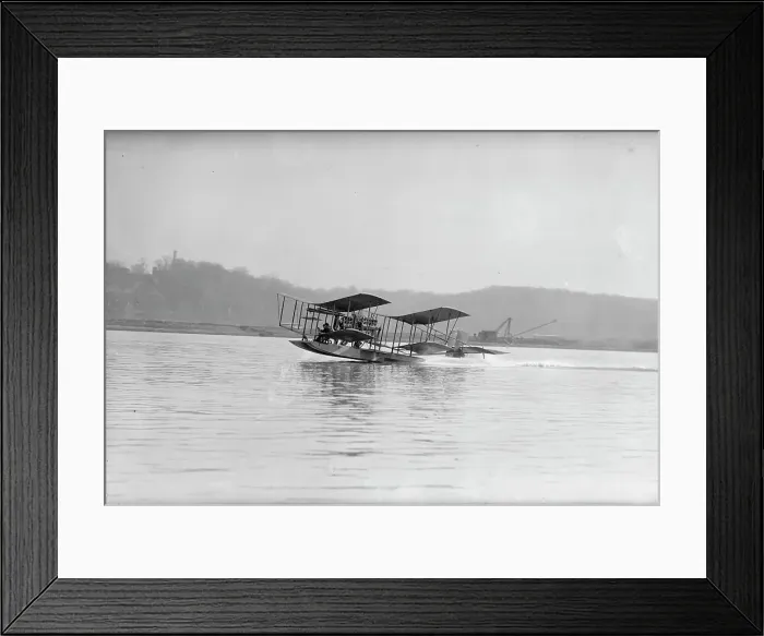 Framed Print : Richardson Tandem Biplane Hydroplane Taking Off On Potomac, April, 1916. Creator: Harris & Ewing. Richardson Tandem Biplane Hydroplane Taking Off On Potomac, April, 1916. Creator: Harris & Ewing Framed Print : Richardson Tandem Biplane Hydroplane Taking Off On Potomac, April, 1916. Creator: Harris & Ewing. Richardson Tandem Biplane Hydroplane Taking Off On Potomac, April, 1916. Creator: Harris & Ewing