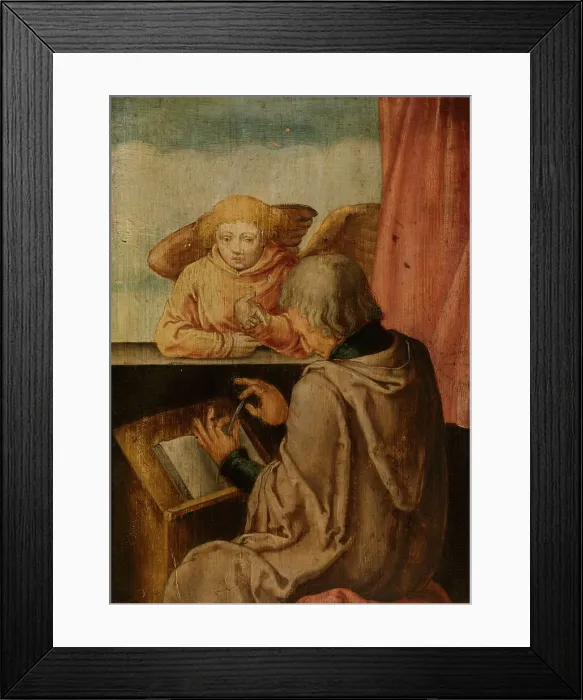 Framed Print : Saint Matthew, after 1518. Creator: Leyden, Lucas, van (1489 / 94-1533) Framed Print : Saint Matthew, after 1518. Creator: Leyden, Lucas, van (1489 / 94-1533)