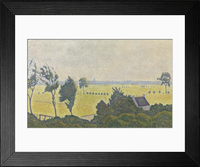 Framed Print : Landscape in Seneffe, 1888. Creator: Finch, Alfred William (1854-1930) Framed Print : Landscape in Seneffe, 1888. Creator: Finch, Alfred William (1854-1930)