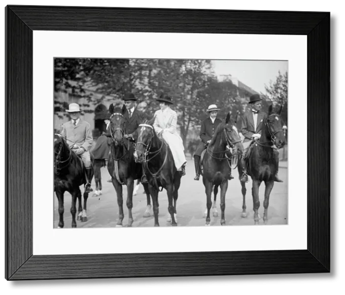 Framed Print : Riding And Hunt Club - Group, 1915. Creator: Harris & Ewing. Riding And Hunt Club - Group, 1915. Creator: Harris & Ewing Framed Print : Riding And Hunt Club - Group, 1915. Creator: Harris & Ewing. Riding And Hunt Club - Group, 1915. Creator: Harris & Ewing