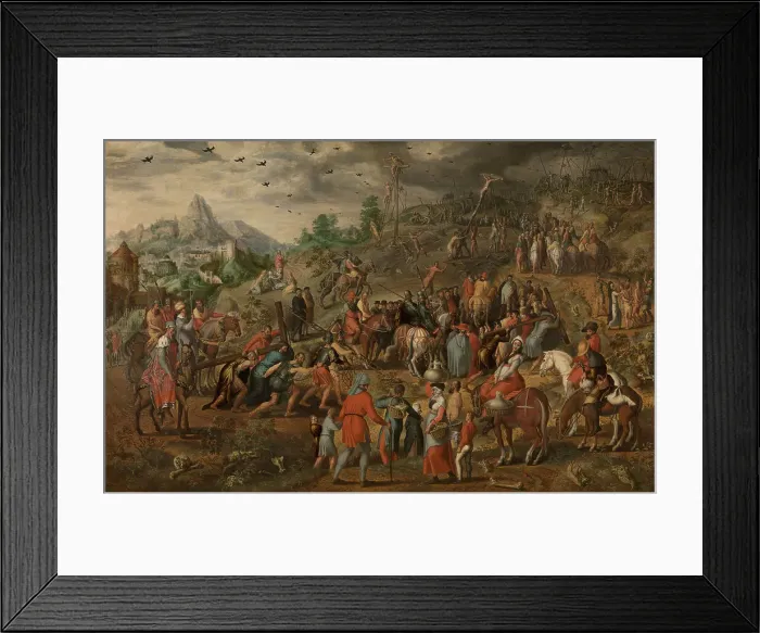 Framed Print : Christ carrying the Cross. Creator: Aertsen, Pieter (1508-1575) Framed Print : Christ carrying the Cross. Creator: Aertsen, Pieter (1508-1575)