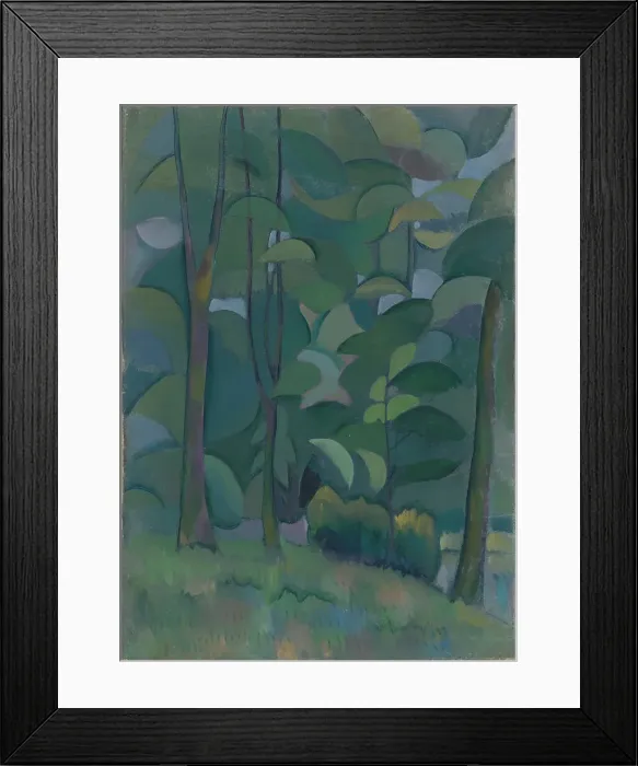 Framed Print : Forest, 1908-1910. Creator: Baranov-Rossiné, Vladimir Davidovich (1888-1942) Framed Print : Forest, 1908-1910. Creator: Baranov-Rossiné, Vladimir Davidovich (1888-1942)