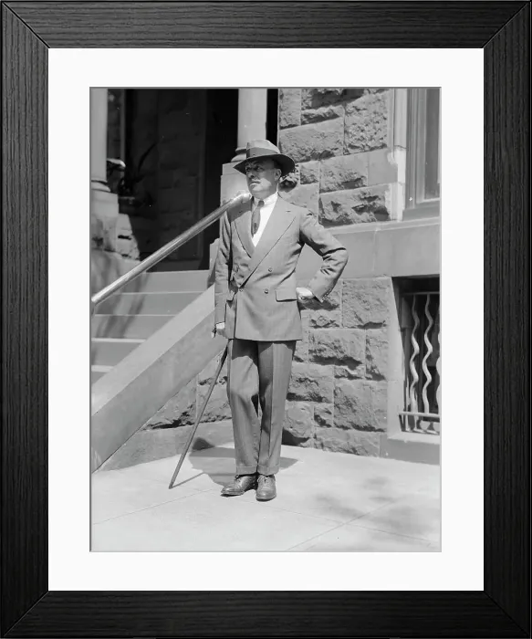 Framed Print : Nelson O'Shaughnessy, Charge D'Affaires To Mexico, 1914. Creator: Harris & Ewing. Nelson O'Shaughnessy, Charge D'Affaires To Mexico, 1914. Creator: Harris & Ewing