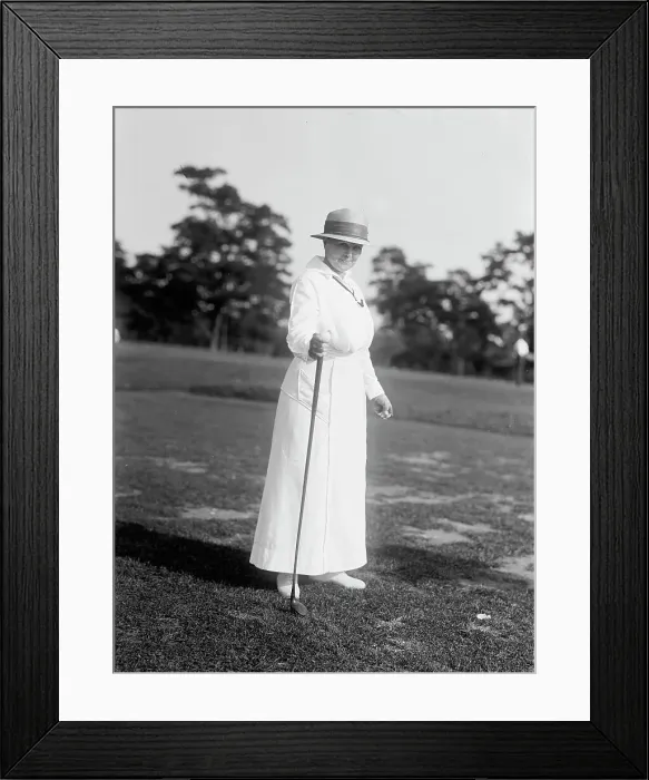 Framed Print : Mrs. R.L. Owen, Golf, 1917. Creator: Harris & Ewing. Mrs. R.L. Owen, Golf, 1917. Creator: Harris & Ewing Framed Print : Mrs. R.L. Owen, Golf, 1917. Creator: Harris & Ewing. Mrs. R.L. Owen, Golf, 1917. Creator: Harris & Ewing