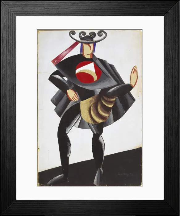 Framed Print : Costume design for the theatre play Romeo and Juliet by W. Shakespeare, 1921. Creator: Exter, Alexandra Alexandrovna (1882-1949) Framed Print : Costume design for the theatre play Romeo and Juliet by W. Shakespeare, 1921. Creator: Exter, Alexandra Alexandrovna (1882-1949)