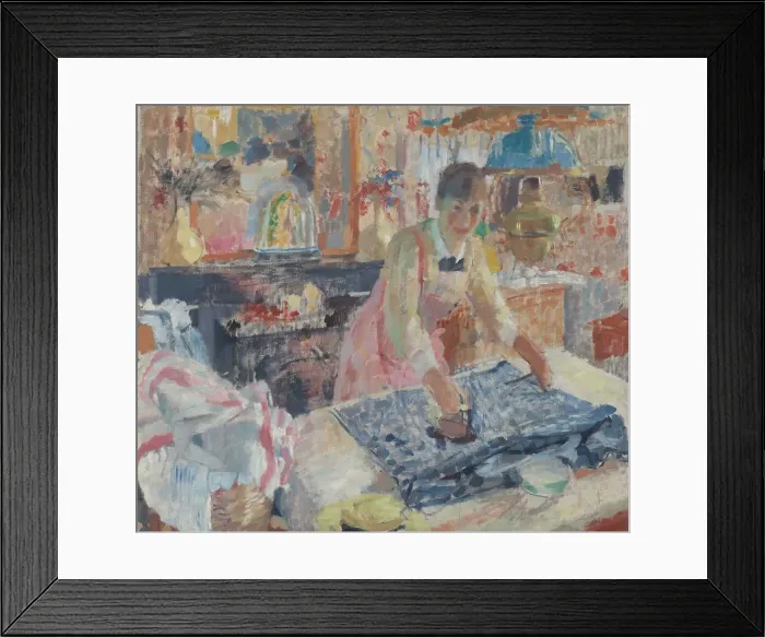Framed Print : Woman Ironing, 1912. Creator: Wouters, Rik (1882-1916) Framed Print : Woman Ironing, 1912. Creator: Wouters, Rik (1882-1916)