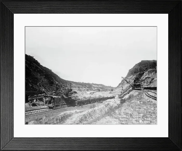 Framed Print : Panama Canal, 1904. Creator: Harris & Ewing. Panama Canal, 1904. Creator: Harris & Ewing Framed Print : Panama Canal, 1904. Creator: Harris & Ewing. Panama Canal, 1904. Creator: Harris & Ewing