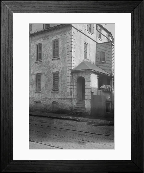 Framed Print : Multi-story house, [89 Wentworth Street], Charleston, South Carolina, between 1920 and 1926. Creator: Arnold Genthe