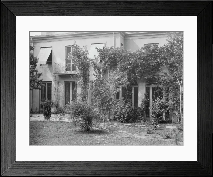 Framed Print : Two-story house, New Orleans or Charleston, South Carolina, between 1920 and 1926. Creator: Arnold Genthe Framed Print : Two-story house, New Orleans or Charleston, South Carolina, between 1920 and 1926. Creator: Arnold Genthe