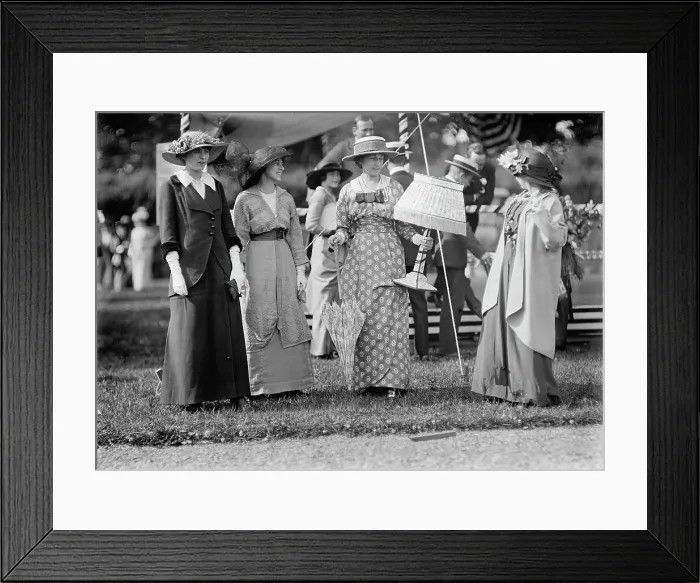 Framed Print : Friendship Charity Fete - Mrs. Emerson; Miss Duryea; Marian Crawford; Mary C. Mccauley, 1913. Creator: Harris & Ewing. Friendship Charity Fete - Mrs. Emerson; Miss Duryea; Marian Crawford; Mary C. Mccauley, 1913. Creator: Harris & Ewing Framed Print : Friendship Charity Fete - Mrs. Emerson; Miss Duryea; Marian Crawford; Mary C. Mccauley, 1913. Creator: Harris & Ewing. Friendship Charity Fete - Mrs. Emerson; Miss Duryea; Marian Crawford; Mary C. Mccauley, 1913. Creator: Harris & Ewing