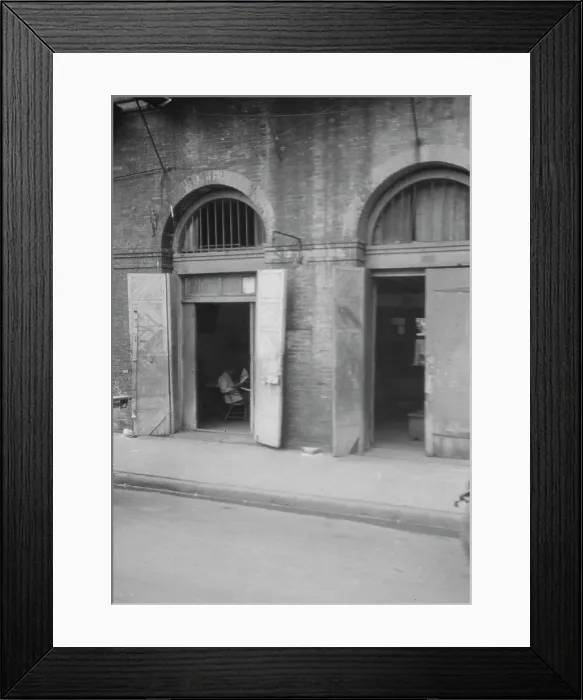 Framed Print : Absinthe House entrance, New Orleans, between 1920 and 1926. Creator: Arnold Genthe Framed Print : Absinthe House entrance, New Orleans, between 1920 and 1926. Creator: Arnold Genthe