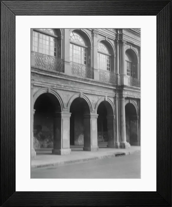 Framed Print : Facade of the Cabildo, the old Spanish town hall, New Orleans, between 1920 and 1926. Creator: Arnold Genthe Framed Print : Facade of the Cabildo, the old Spanish town hall, New Orleans, between 1920 and 1926. Creator: Arnold Genthe