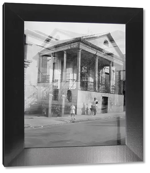 General Beauregard's house, 1113 Chartres Street, New Orleans, between 1920 and 1926. Creator: Arnold Genthe