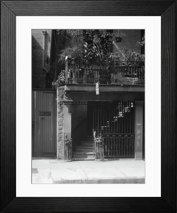 Framed Print : Ground floor of the Victor David House (Le Petit Salon), St. Peter Street, New Orleans, c1920-1926. Creator: Arnold Genthe Framed Print : Ground floor of the Victor David House (Le Petit Salon), St. Peter Street, New Orleans, c1920-1926. Creator: Arnold Genthe