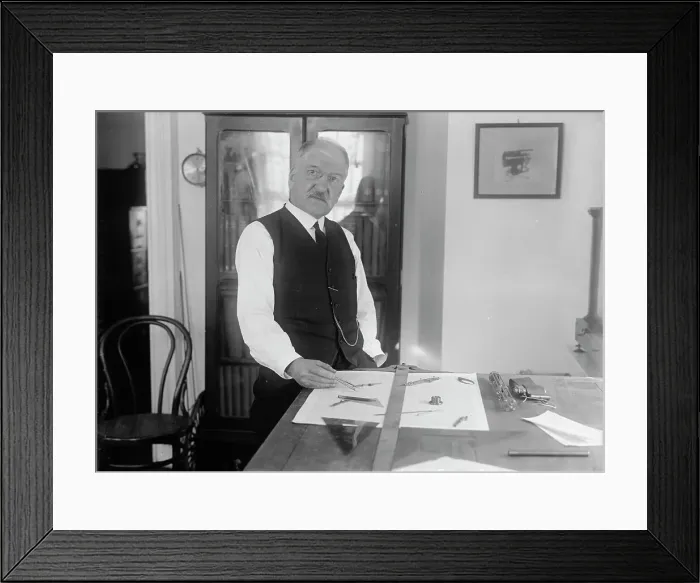 Framed Print : Ernest George Fischer, Chief of Instrument Division, Coastal Geodetic Survey, 1914. Creator: Harris & Ewing. Ernest George Fischer, Chief of Instrument Division, Coastal Geodetic Survey, 1914. Creator: Harris & Ewing Framed Print : Ernest George Fischer, Chief of Instrument Division, Coastal Geodetic Survey, 1914. Creator: Harris & Ewing. Ernest George Fischer, Chief of Instrument Division, Coastal Geodetic Survey, 1914. Creator: Harris & Ewing