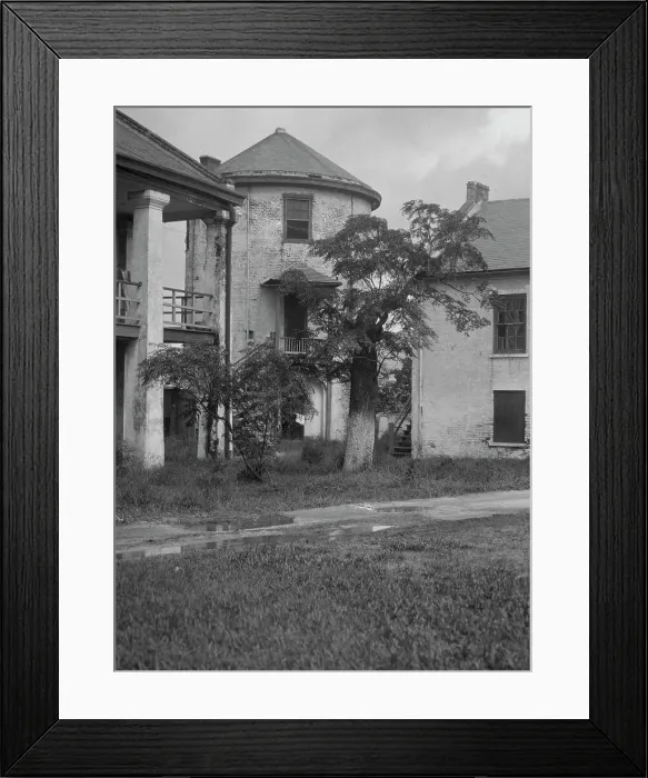 Framed Print : Jackson Barracks, New Orleans, between 1920 and 1926. Creator: Arnold Genthe Framed Print : Jackson Barracks, New Orleans, between 1920 and 1926. Creator: Arnold Genthe