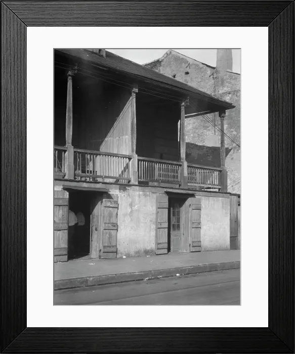 Framed Print : Madame John's Legacy, 632 Dumaine Street, New Orleans, between 1920 and 1926. Creator: Arnold Genthe Framed Print : Madame John's Legacy, 632 Dumaine Street, New Orleans, between 1920 and 1926. Creator: Arnold Genthe