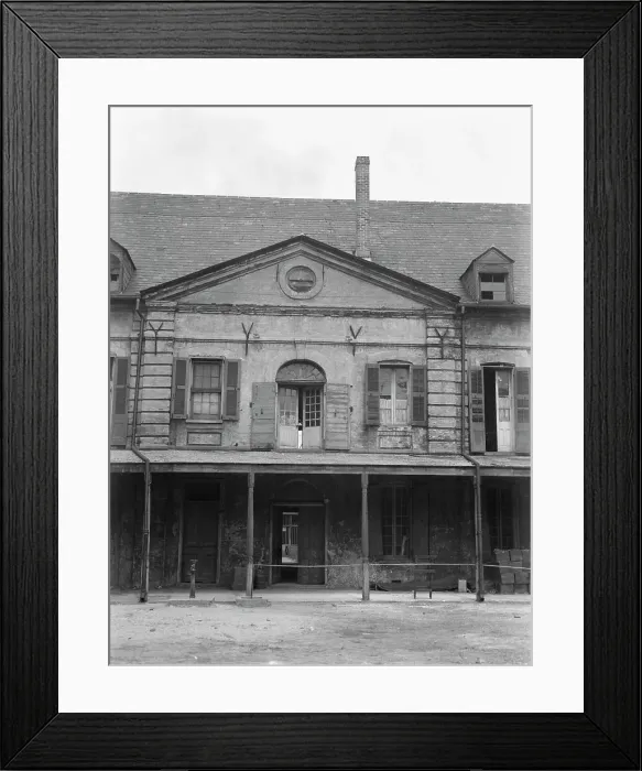 Framed Print : Old Ursuline convent, New Orleans, between 1920 and 1926. Creator: Arnold Genthe Framed Print : Old Ursuline convent, New Orleans, between 1920 and 1926. Creator: Arnold Genthe