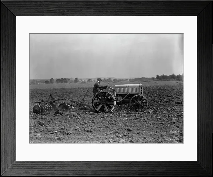 Framed Print : Ford Tractor, 1917. Creator: Harris & Ewing. Ford Tractor, 1917. Creator: Harris & Ewing Framed Print : Ford Tractor, 1917. Creator: Harris & Ewing. Ford Tractor, 1917. Creator: Harris & Ewing