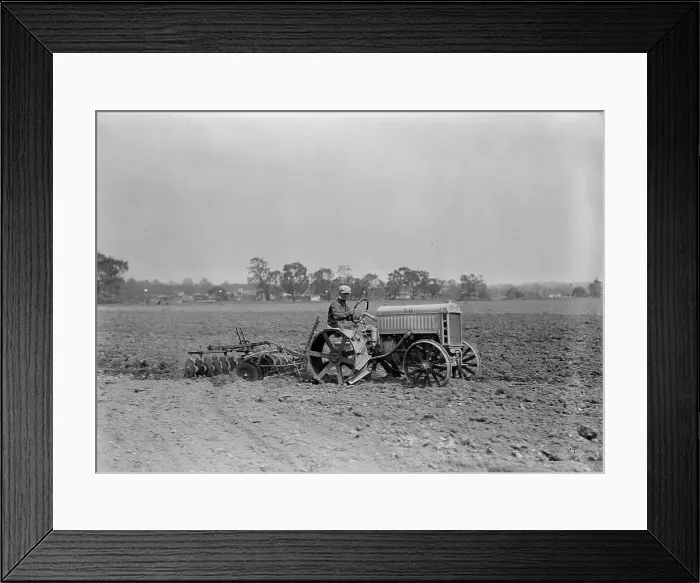 Framed Print : Ford Tractor, 1917. Creator: Harris & Ewing. Ford Tractor, 1917. Creator: Harris & Ewing Framed Print : Ford Tractor, 1917. Creator: Harris & Ewing. Ford Tractor, 1917. Creator: Harris & Ewing