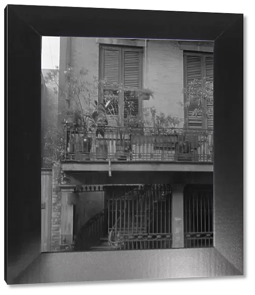 Victor David House (Le Petit Salon), 620 St. Peter Street, New Orleans, between 1920 and 1926. Creator: Arnold Genthe