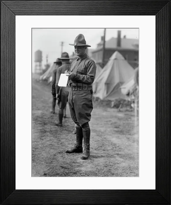 Framed Print : Fort McHenry, C.H. Williams, 1917. Creator: Harris & Ewing. Fort McHenry, C.H. Williams, 1917. Creator: Harris & Ewing