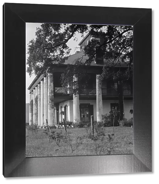 Plantation house, possibly the Belles Demoiselles, New Orleans, between 1920 and 1926. Creator: Arnold Genthe
