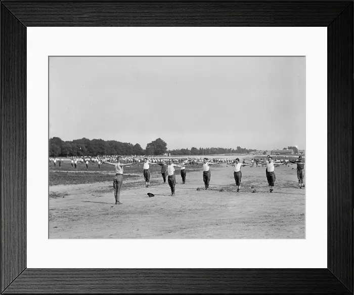 Framed Print : Fort Myer Officers Training Camp, 1917. Creator: Harris & Ewing. Fort Myer Officers Training Camp, 1917. Creator: Harris & Ewing Framed Print : Fort Myer Officers Training Camp, 1917. Creator: Harris & Ewing. Fort Myer Officers Training Camp, 1917. Creator: Harris & Ewing