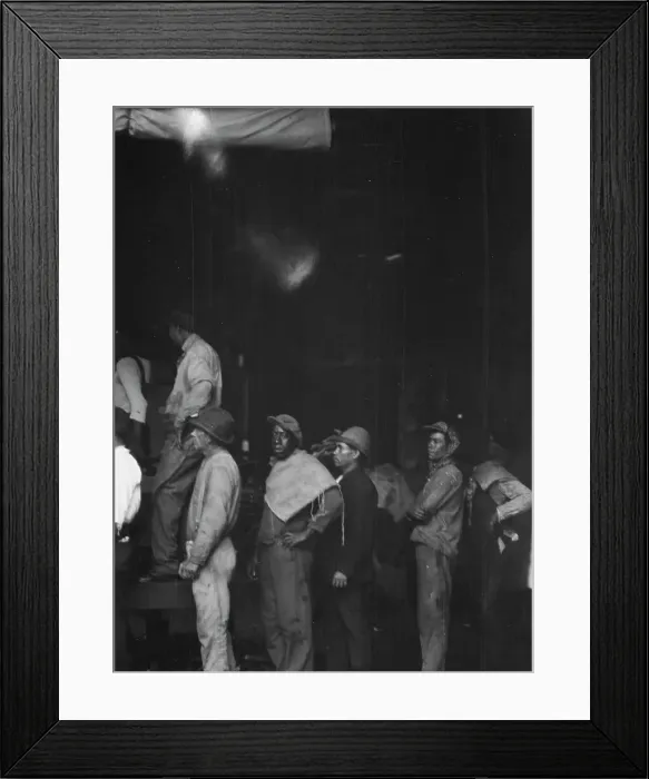 Framed Print : Group of laborers, New Orleans or Charleston, South Carolina, between 1920 and 1926. Creator: Arnold Genthe Framed Print : Group of laborers, New Orleans or Charleston, South Carolina, between 1920 and 1926. Creator: Arnold Genthe