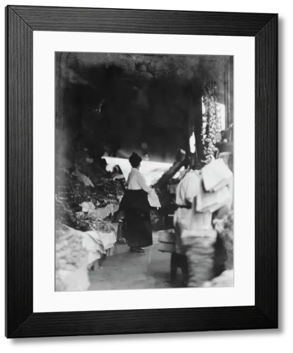 Framed Print : Market scene, New Orleans, between 1920 and 1926. Creator: Arnold Genthe Framed Print : Market scene, New Orleans, between 1920 and 1926. Creator: Arnold Genthe