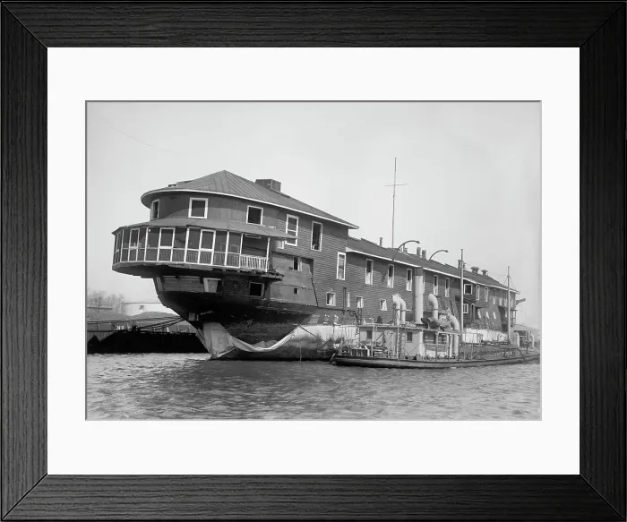 Framed Print : U.S.S. Franklin, used as training ship - Adm. Farragut's Flagship, 1916. Creator: Harris & Ewing. U.S.S. Franklin, used as training ship - Adm. Farragut's Flagship, 1916. Creator: Harris & Ewing Framed Print : U.S.S. Franklin, used as training ship - Adm. Farragut's Flagship, 1916. Creator: Harris & Ewing. U.S.S. Franklin, used as training ship - Adm. Farragut's Flagship, 1916. Creator: Harris & Ewing