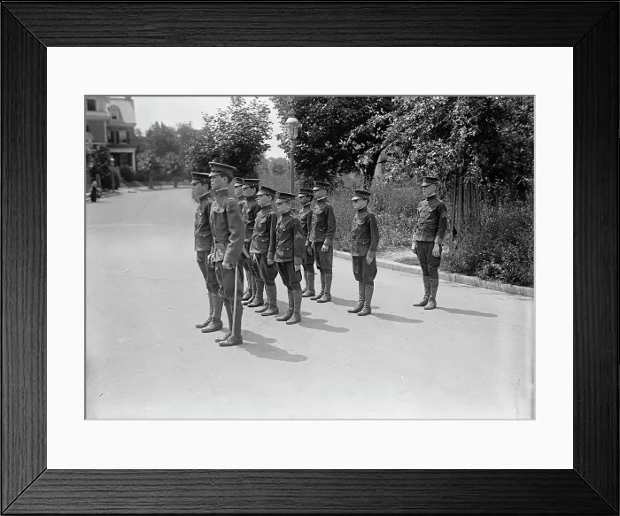 Framed Print : R.T. Elliott Jr. Lincoln Shah Jr. American Guard Drilling, Front Right, 1917. Creator: Harris & Ewing. R.T. Elliott Jr. Lincoln Shah Jr. American Guard Drilling, Front Right, 1917. Creator: Harris & Ewing Framed Print : R.T. Elliott Jr. Lincoln Shah Jr. American Guard Drilling, Front Right, 1917. Creator: Harris & Ewing. R.T. Elliott Jr. Lincoln Shah Jr. American Guard Drilling, Front Right, 1917. Creator: Harris & Ewing