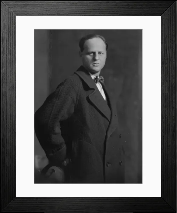 Framed Print : Mr. Philip Moller [sic], portrait photograph, 1917 Dec. 5. Creator: Arnold Genthe